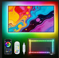 Daymeet TV Led Backlight, 16.4ft ICRGB LED Lights for TV Smart Led Lighting for 65-85inch Monitor, USB Led Lights Behind Backlight Sync with Music, Bluetooth APP Control with Remote