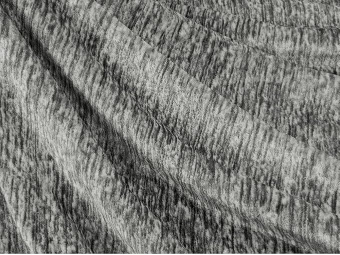Premium Sherpa Melange Throw Blanket for Twin Bed, Couch, Sofa by Pavilia | Soft, Fluffy, Plush, Warm, Cozy | Charcoal Gray Lightweight Microfiber, Modern Luxury Reversible TV Blanket | 60 x 80 Inches