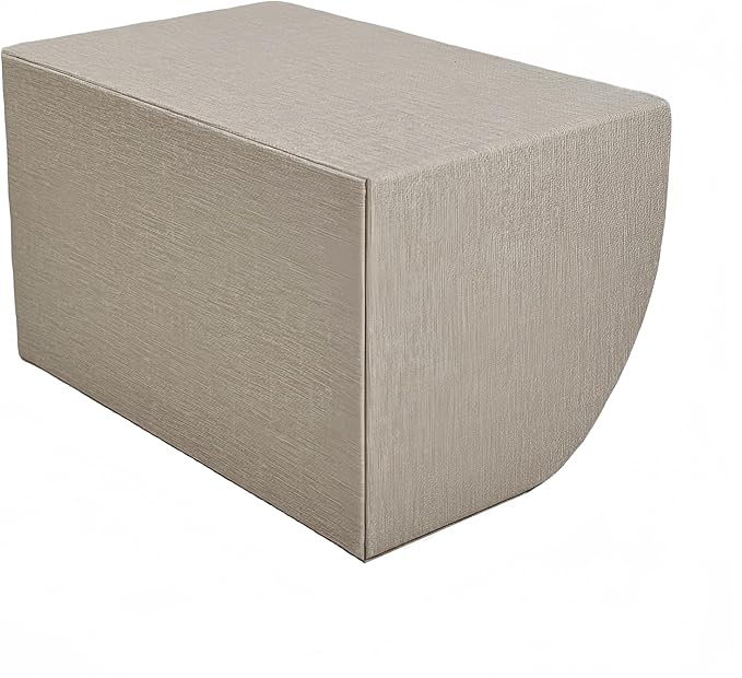 Square Tissue Box Cover,Modern Decorative Cube Tissue Box Holder with Two Compartment Organizers on The Left,Office and Home Living Room,Bedroom,Vanity,Bedside Table,Desktop Tissue Box Storage