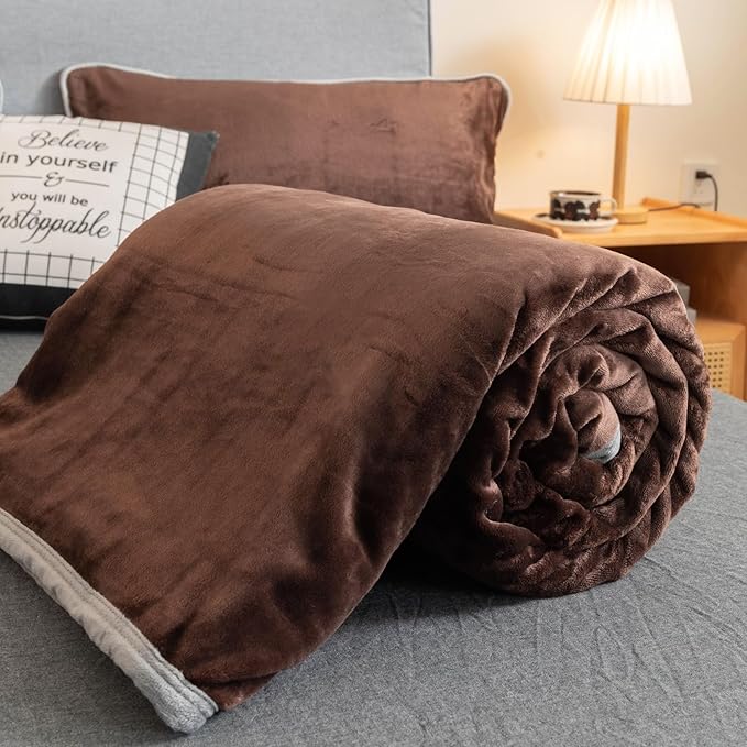 Fleece Bed Blankets Throw Size - Soft Lightweight Plush Fuzzy Cozy Luxury Blanket Microfiber Throw for Couch Bed,All-Season Breathable,40x60 Inches