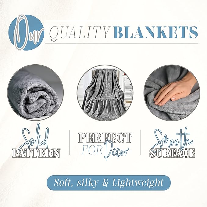Elegant Comfort Luxury Velvety Feel Blanket, All-Season Lightweight Blanket, Ultra Plush, Soft, Cozy-Fuzzy Flannel Fleece for Couch, Sofa, Bed, Travel, Solid Design, Twin/Twin XL, Teal