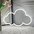Cloud Neon Sign Cute White Clouds LED Light Sign for Wall,13 * 7.9IN Dimmable USB Floating Clouds Light Up Sign for Living Room Kid Bedroom Nursery Birthday Christmas Wedding Party decor
