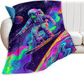 Astronaut Blanket Spaceman Throw Blanket Astronaut Gifts and Decor Fantasy Astronaut Blanket for Boys Girls Women Men Kids Adults Soft Warm Cozy Fleece Blanket for Couch Sofa Bed 60"x50"