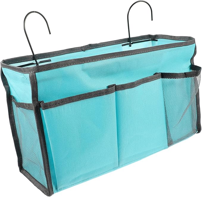 Cabilock Bed Storage Bedside Hanging Organizer Bedside Hanging Bag for Dorm Room Phone Book Charger Organizing Pouch