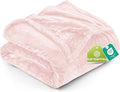Utopia Bedding Fleece Blanket King Size Pink 300GSM Luxury Fuzzy Soft Anti-Static Microfiber Bed Blanket (90x102 Inch)