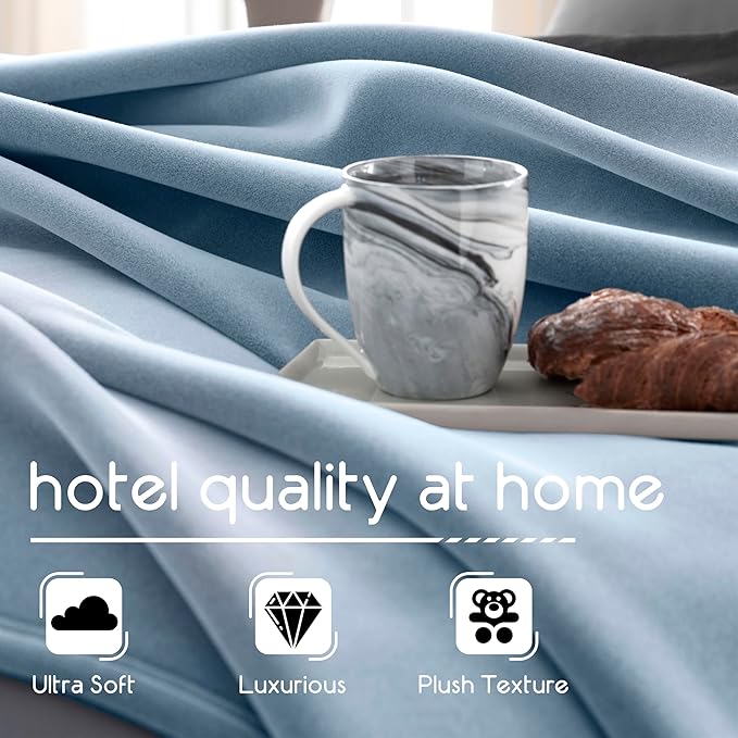 WestPoint Home Vellux Nylon Blanket Color: Wedgewood Blue, Size: King