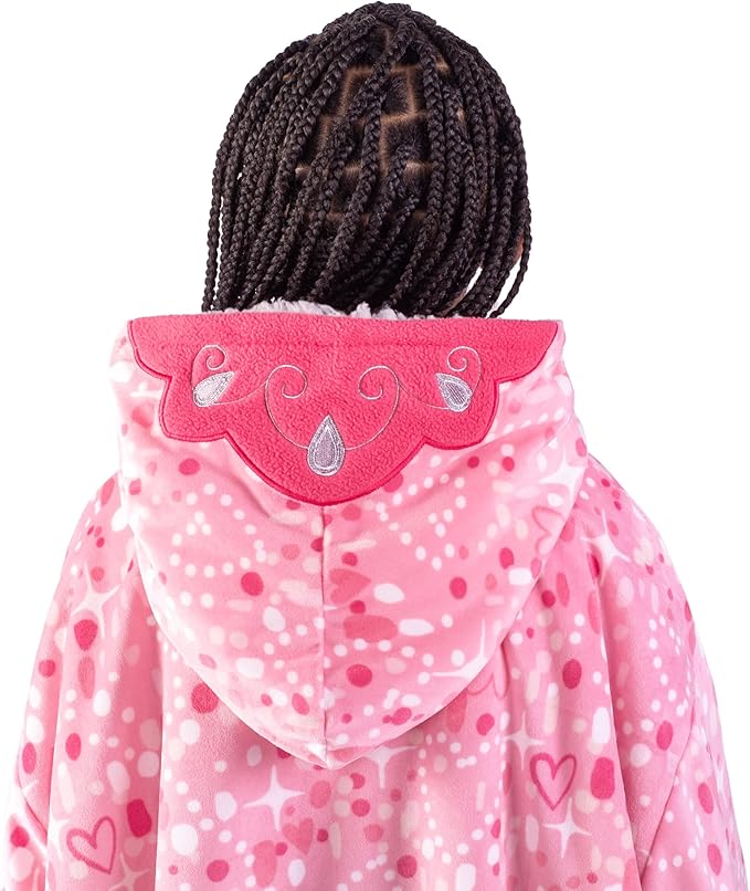 Bare Home Wearable Blanket Hoodie - Soft Plush Sherpa - Warm and Cozy - Oversized Wearable Blanket - Adult & Kid Sizes