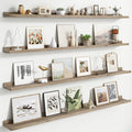 Floating Picture Ledge Shelves Set of 4, 56 Inch Long Large Nursery Book Shelf for Toys Storage Kids Bookshelf Wall Mounted Living Room Bedroom Decor Frames