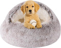 Dog Beds for Small Dogs, Cat Bed Cave, Washable Cute Cat Bed, Cozy Nook Pet Bed for Dogs or Cats, Anti-Slip Puppy Bed Fits up to 12 lbs Pets(Coffee, 20" x 20")