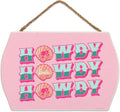 Mattel Barbie Howdy Hanging Wood Wall Decor - Cute Barbie Sign for Bedroom or Playroom
