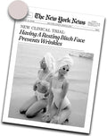 iHery Unframed Trendy Hot Girls NewsPaper Wall Art Prints,12x16in Canvas Wall Art Prints,It Girl Dorm Retro Magazine Cover Wall Art,Vintage Bar Cart Living Room Home Décor 1Pack