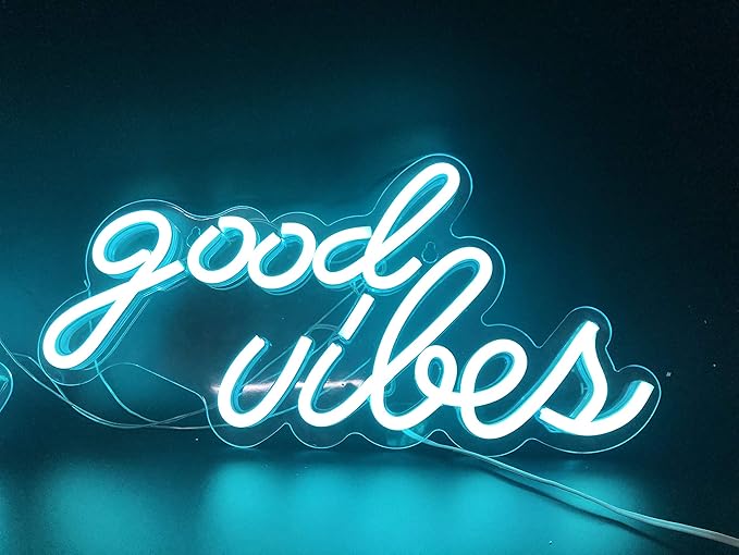 Ulalaza LED Neon Sign Night Light for Wall Party Décor Bedroom Room Bar Wedding Home Birthday Art Decoration Christmas with USB Chain Light modulator 5v (lets party blue)