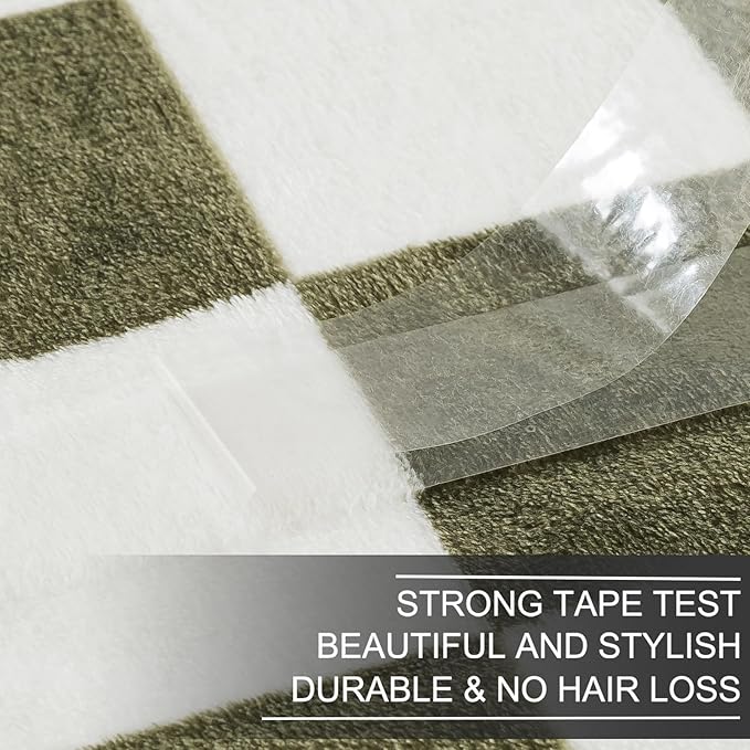 Richave Checkered Twin Size Blanket,Premium Lightweight Anti-Static 66x90 Inches Sage Green Throw Blankets for Twin/Twin XL Extra Long Bed,Couch, Sofa, Chair, Camping, Picnic,Sage Green