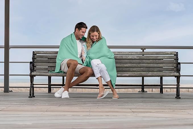 MV Sport Lightweight Sweatshirt Blanket Throw – Warm & Cozy, Breathable Oversized Fleece Knit, Couch, Bed, Travel, Cold Nights, and Outdoors – Soft Light Weight Blanket 54" x 84" Gumdrop