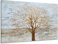 Yihui Arts Hand Painted Abstract Tree Painting for Modern Contemporary Home Decor