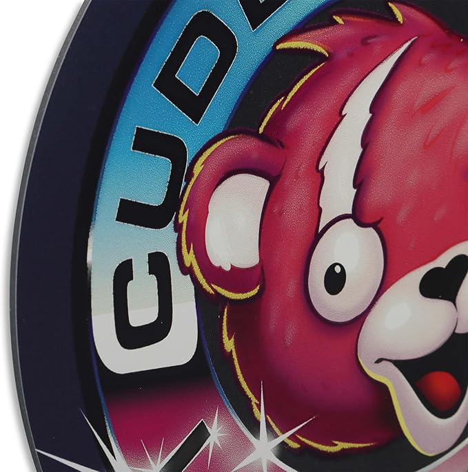 Fortnite Cuddle Team Leader Metal Wall Decor - Fun Fortnite Sign for Bedroom or Game Room
