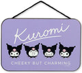 Kuromi Cheeky but Charming Hanging Wood Wall Decor - Fun Kuromi Sign for Bedroom or Play Room