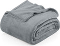 Utopia Bedding Cool Grey Fleece Blanket Twin Size Lightweight Fuzzy Soft Anti-Static Microfiber Bed Blanket (60x80 Inch)