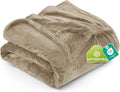 Utopia Bedding Fleece Blanket King Size Camel 300GSM Luxury Fuzzy Soft Anti-Static Microfiber Bed Blanket (90x102 Inch)