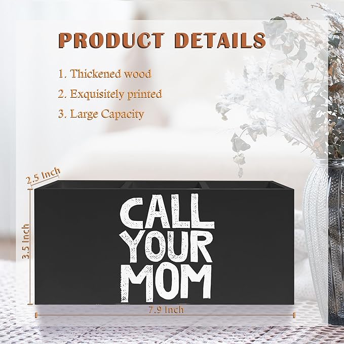 Funny Call Your Mom Pen Pencil Holder for Classroom Dorm, Gifts for College Students Boys Girls, Classroom Desk Accessories, Back to School Supplies