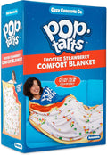 Pop-Tarts™ Cozy Concepts Co. Throw Blanket by Relatable, Looks Like a Giant Strawberry Pop-Tart® to Wrap Yourself Up, for Kids and Teens, 50x60” Cozy Soft Blanket Room Decor