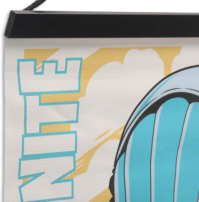 Fortnite Battle Bus Hanging Canvas Banner - Fun Fortnite Wall Decor for Game Room or Bedroom