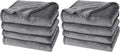 PHF Ultra Soft Fleece Blanket King Size, No Shed No Pilling Luxury Plush Cozy 300GSM Lightweight Blanket for Bed, Couch, Chair, Sofa, Perfect Decorations Gifts, 108" x 90", Grey (Pack of 2)
