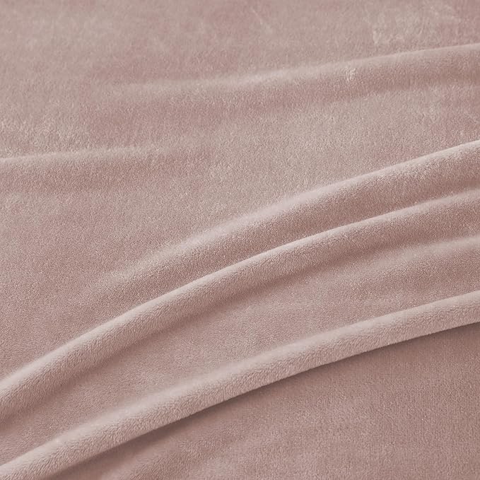 COOVA Oversized King Fleece Blanket 120x138 inches, Soft Cozy Warm Giant Extra Large 10'x11.5' Blanket for Bed, Sofa, Couch,Travel, Camping, California Huge Flannel Big Throw Blanket, Taupe