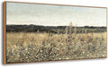 DJSYLIFE Framed Vintage Wall Art, Extra Large Wildflower Fields Canvas Wall Art, Classical Flowers Landscape Painting Prints, Country Farmhouse Living Room Decor, Modern Home Bedroom Decor 24x48inch