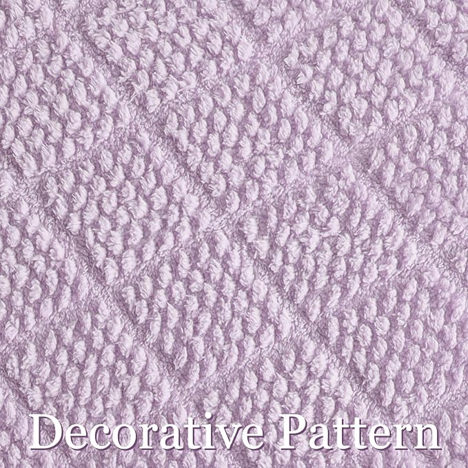 Whale Flotilla Fuzzy Fleece Throw Blanket for Couch, Bed, Soft Fluffy Jacquard Waffle Blankets for All Season, Lightweight and Warm, 50x60 Inch, Lilac