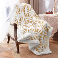 LOMAO Sherpa Fleece Blanket Easter Gifts for Mom Cozy Soft Throw Blanket for Women Men Dual Sided Couch Sofa Bed Blanket (Yellow, 71''x80'')