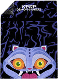 Jay Franco Kids Plush Throw Blanket – Ultra Soft Cozy Plush Fleece for Bed, Couch, Sofa, Home Décor, Official Licensed Derpy, Black - Kpop Demon Hunters, 50x60 - Large Throw