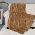 StangH Camel Fleece Baby Blankets Twin Size, Super Soft Breathable Fuzzy Microfiber Throw Blanket for Couch Bed, Lightweight Warm Cozy Blanket All Seasons, (Twin Size 60 x 80, Camel)