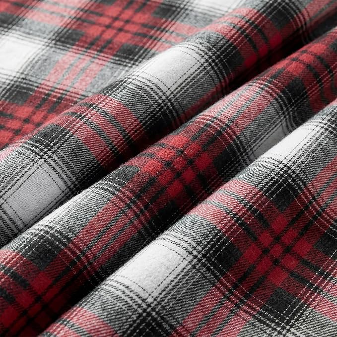Horaldaily Red Grey Farmhouse Plaid Spring Decorative Blanket Throw, Spring Summer Rustic Soft Lightweight Blanket for Couch Sofa Bed Lounging Decoration, Ideal Gifts for Kids Adults Self, 60x80