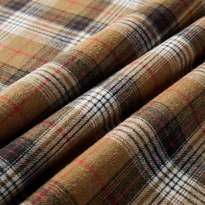 Horaldaily Red Brown Farmhouse Plaid Spring Decorative Blanket Throw, Spring Summer Rustic Soft Lightweight Blanket for Couch Sofa Bed Lounging Decoration, Ideal Gifts for Kids Adults Self, 60x80
