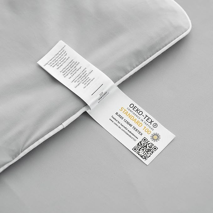 Cozy Bliss Cooling Comforter King XL Size, Cooling Blankets for Hot Sleepers and Night Sweats, Gray Summer Comforter for King XL Bed, Breathable Soft Lightweight Silk Smooth