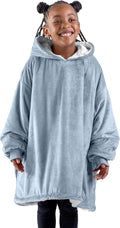 Bare Home Wearable Blanket Hoodie - Soft Plush Sherpa - Warm and Cozy - Oversized Wearable Blanket - Adult & Kid Sizes