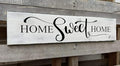 Home Sweet Home Signs Wall Decor Modern Farmhouse Rustic Wall Signs,Master Bedroom Signs Wall Decor Above Bed Framed Hanging Plaques Family Signs Home Decorative for Living Room 4x16 Inch