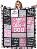 Christian Gifts for Women Faith, Inspirational/Religious/Spiritual Gifts for Adults, Soft Throw Blankets for Women/Men, Personalized Blankets for Adults 40"x 50"