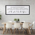Serenity Prayer Rustic Bible Verse Framed Wall Art, 40''×15'' Positive Religious Christian Saying Sign for God Jesus Christ Prayer, Vintage Horizontal Holy Inspirational Catholic Scripture Decor