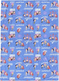 Jay Franco Kids Plush Throw Blanket – Ultra Soft Cozy Plush Fleece for Bed, Couch, Sofa, Home Décor, Official Licensed Huntrix, Purple - Kpop Demon Hunters, 60x90 - Large Blanket