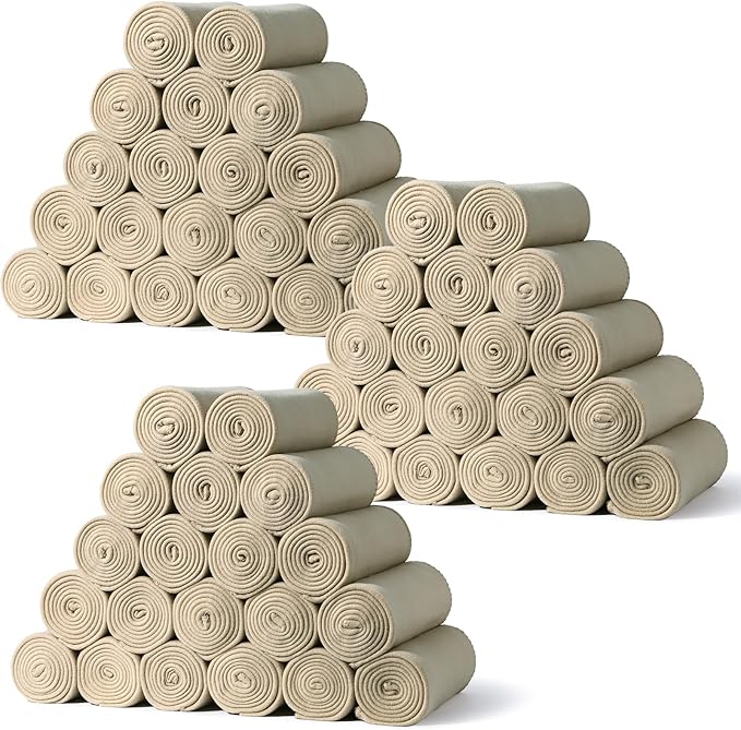 60PCS Khaki Blankets Bulk 50 X 60, Soft Lightweight Throw Blanket Kit Cozy Blankets Bulk for Bed Sofa Couch Warm Pet Fleece Blanket Set for Wedding Homeless Home Office Travel Gift for Seasons