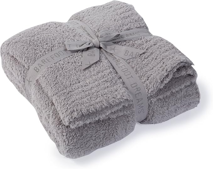 Barefoot Dreams® CozyChic® Throw, Dove Gray, 54"x72"