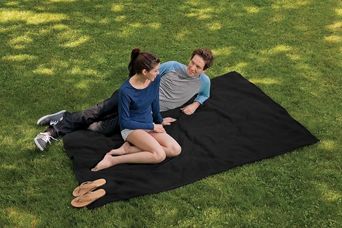 MV Sport Lightweight Sweatshirt Blanket Throw – Warm & Cozy, Breathable Oversized Fleece Knit, Couch, Bed, Travel, Cold Nights, and Outdoors – Soft Light Weight Blanket 54" x 84" Charcoal