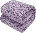 Purple Fleece Throw Blanket for Kids, Cozy Soft Warm Small Blanket for Couch Room Decor, All Season Purple Gifts for Kids Girls 40x50 Inches