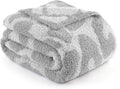 Bedsure Leopard Throw Blanket for Couch, Knit Fall Blanket - Super Soft, Cozy & Warm, GentleSoft, Breathable & Lightweight for Bed & Sofa, Grey, 50x60 Inches