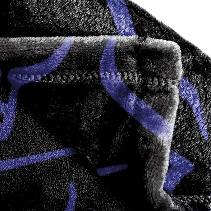 Jay Franco Kids Plush Throw Blanket – Ultra Soft Cozy Plush Fleece for Bed, Couch, Sofa, Home Décor, Official Licensed Derpy, Black - Kpop Demon Hunters, 50x60 - Large Throw