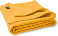 MV Sport Lightweight Sweatshirt Blanket Throw – Warm & Cozy, Breathable Oversized Fleece Knit, Couch, Bed, Travel, Cold Nights, and Outdoors – Soft Light Weight Blanket 54" x 84" Soft Yellow