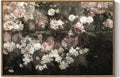 InSimSea Framed Canvas Wall Art Vintage Decor, Home Decor Garden in May Flower Large Art Aesthetic, Rustic Wall Decoration for Bedroom Living Room Bathroom, 16"x24"
