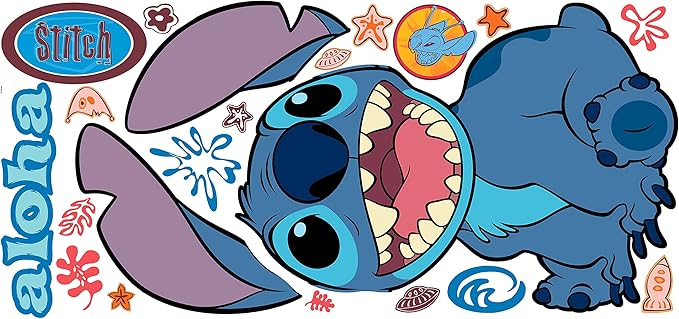 Disney Stitch Giant Peel & Stick Wall Decals by RoomMates, RMK5110GM
